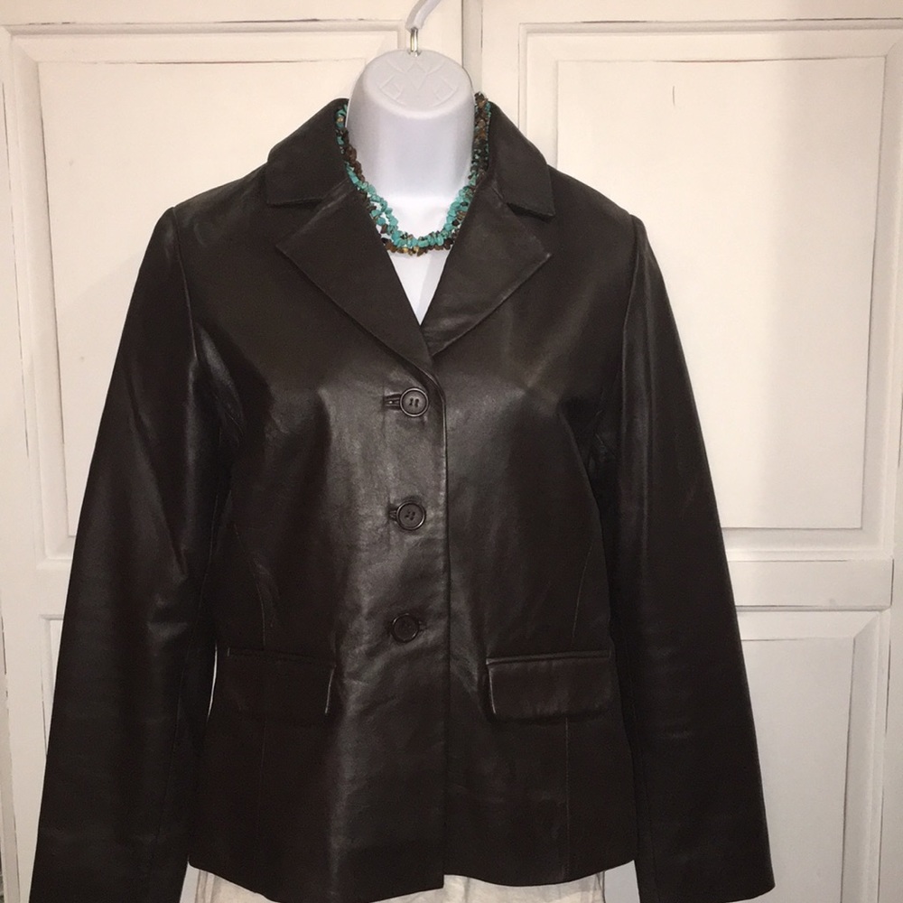 Margaret Godfrey leather Jacket